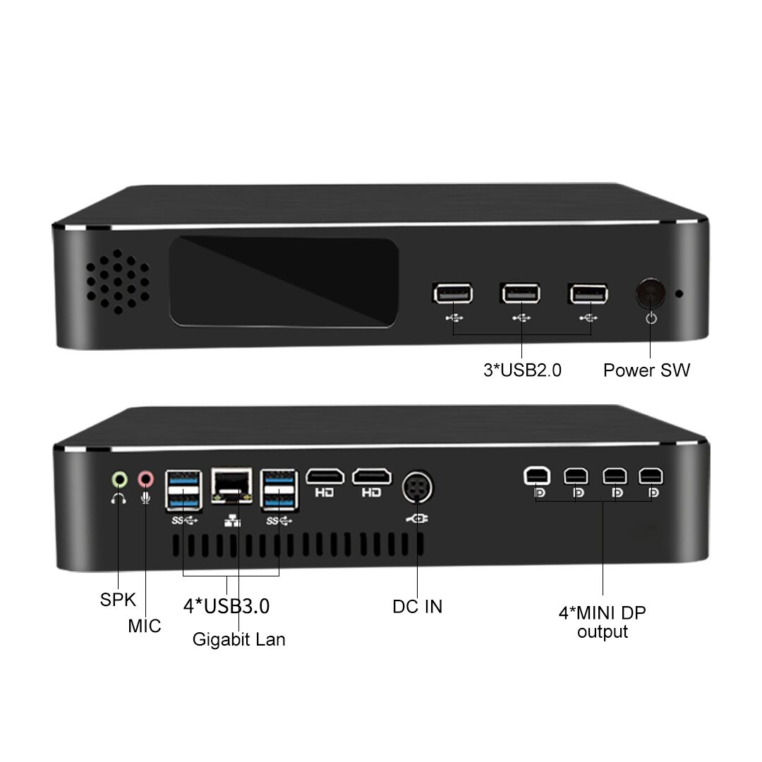 B19 Mini Desktop PC Computer I3/I5/I7/I9 with P1000 4G