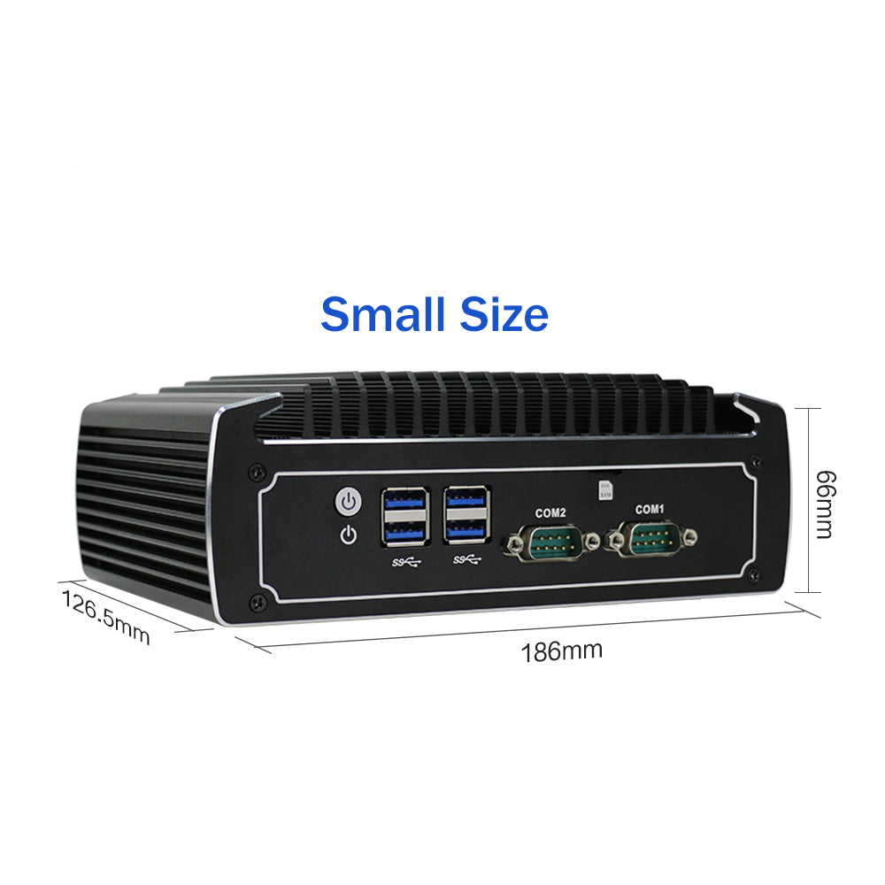 Partaker I28 Fanless Mini Computer Intel Core i5 8250U