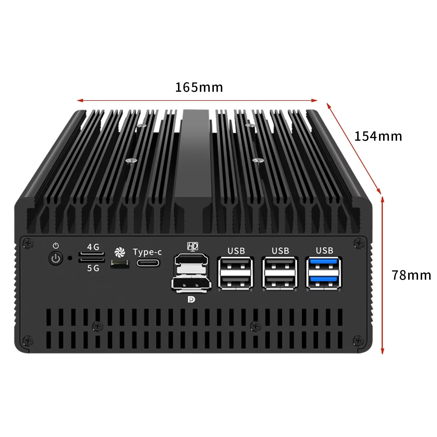 Partaker Firewall Mini PC Ultra 7 6x2.5G 10G SFP Proxmox Ready