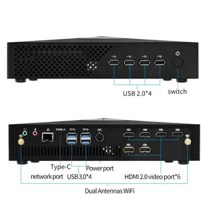 B24 Mini PC Intel Core i7 9700F i5 9400F i3 9100F GTX 1060 GDDR5 3G