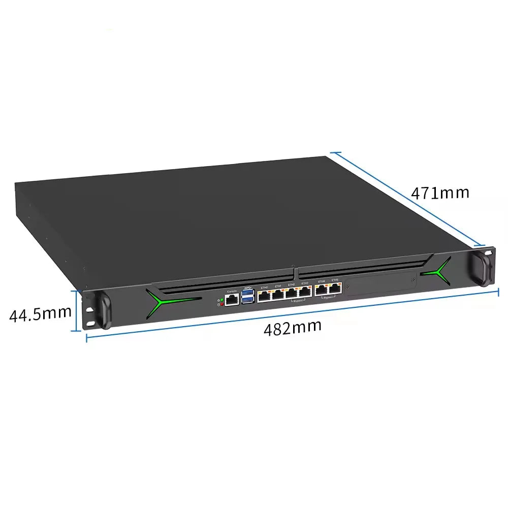 S01 1U Rackmount 6 Lan 12th 13th Gen CPU Firewall Appliance