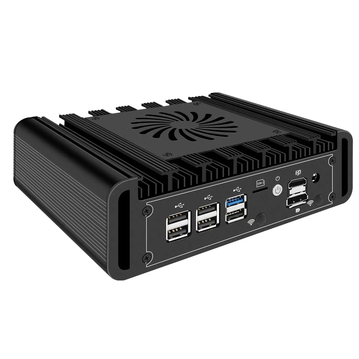 H5 Mini PC N100 2x10G SFP 3x2.5G LAN DDR5 NVMe PfSense/OPNsense