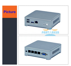 Partaker N3 Celeron 1900 Mini PC Router Firewall
