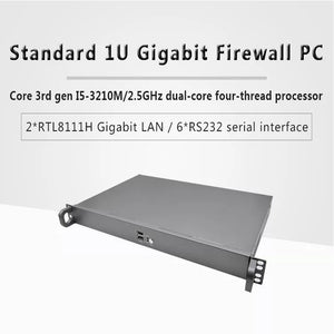 1U Rackmount Firewall PC Intel Core i5 3210M With 2 Lan 6COM