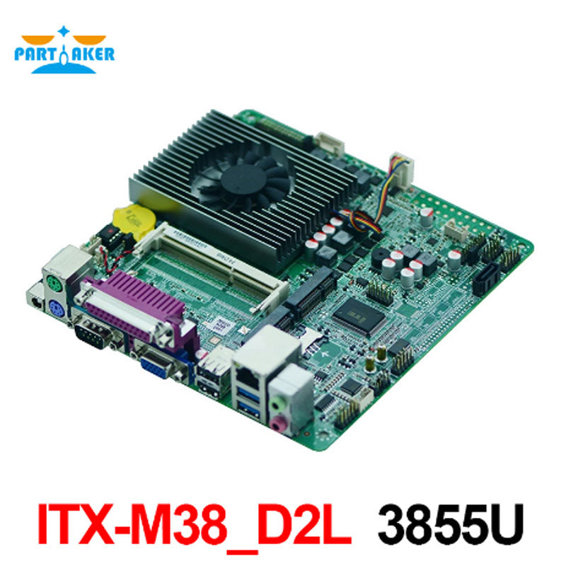 Mini ITX motherboard Intel 3855U Mini PCIE 3G 4G LVDS 4K
