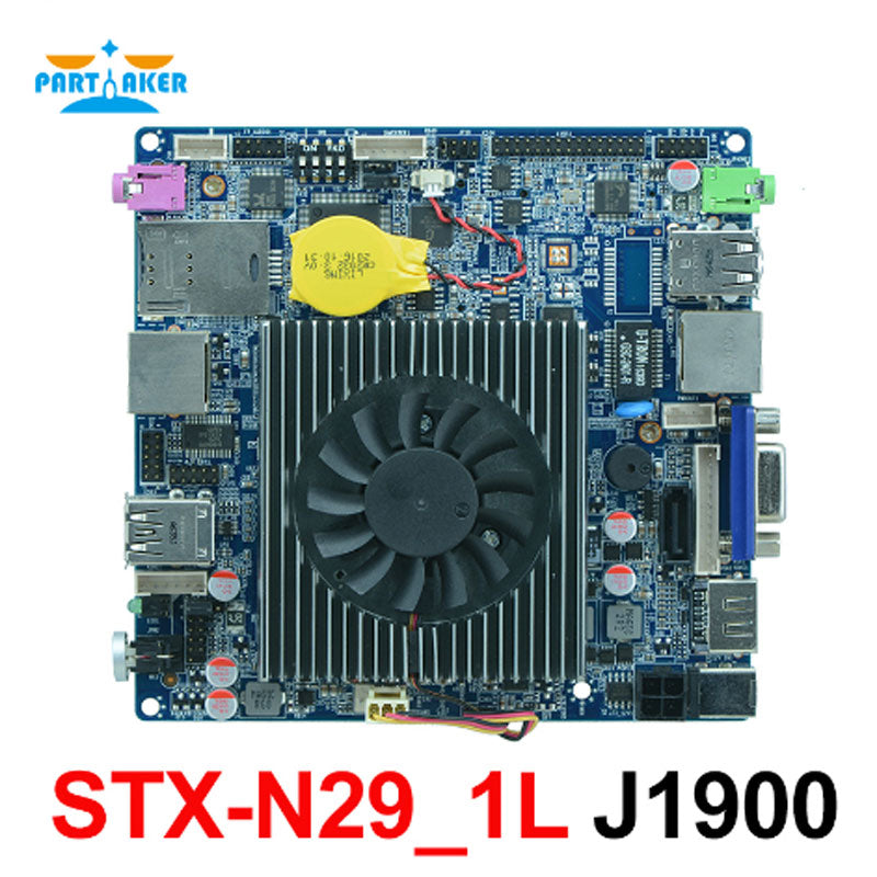 STX-N29_1L J1900 Fanless MINI ITX Motherboard