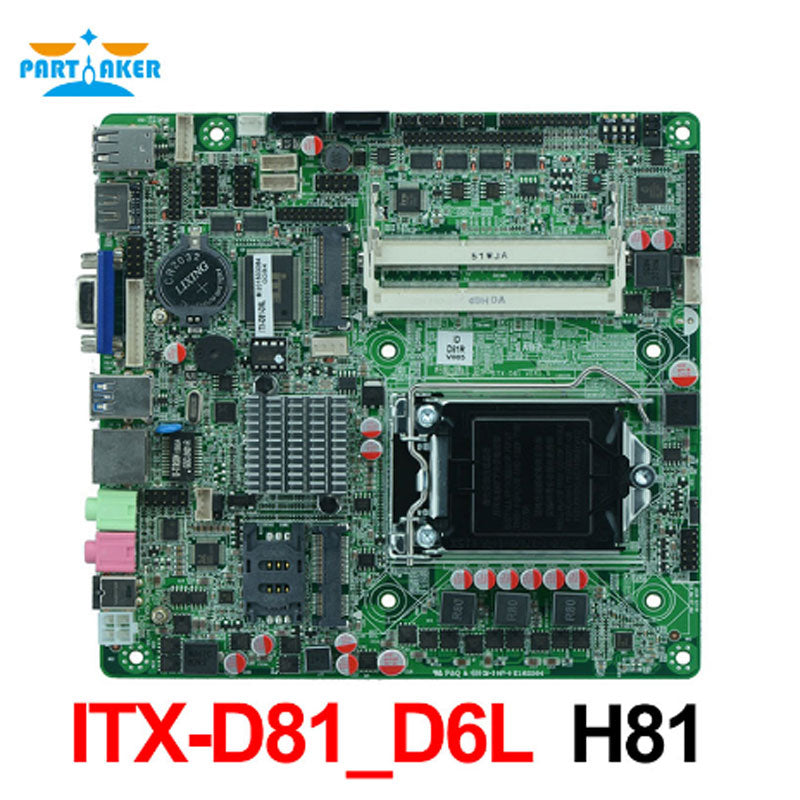 1*LVDS All-in-One Motherboard ITX-D81_D6L