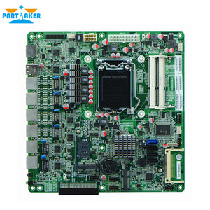 LGA1155 Industrial Firewall Motherboard 6 lan Router Firewall