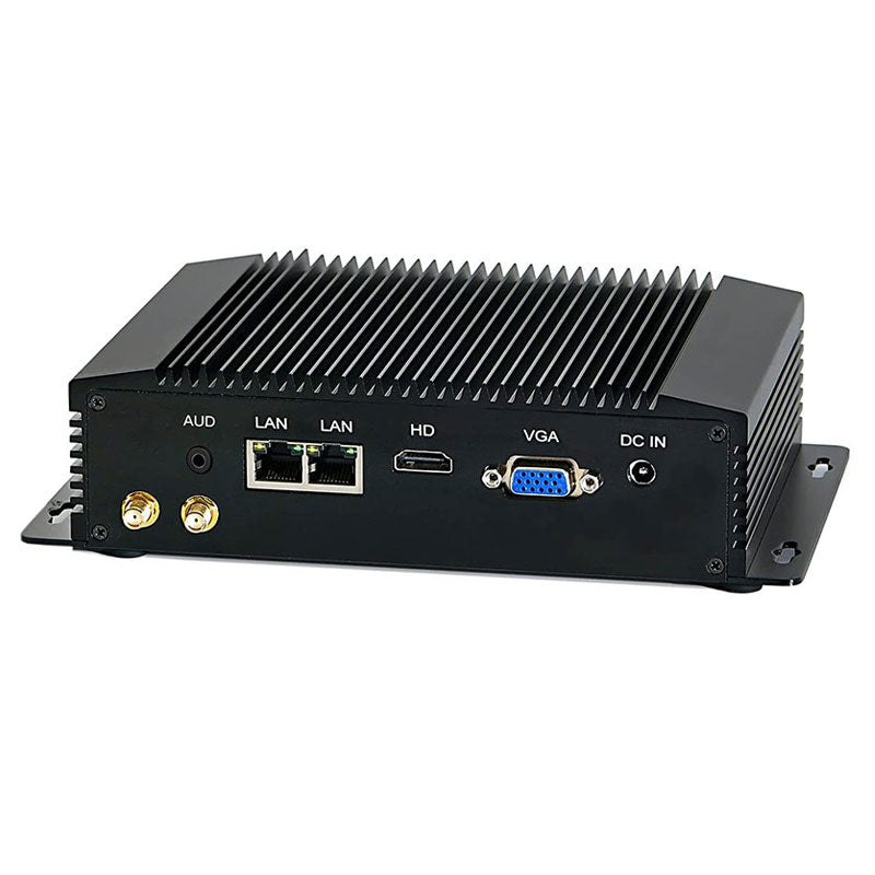 I23 Fanless Industrial Mini PC Windows 10 Pro Intel Core i3 4010Y 2955U