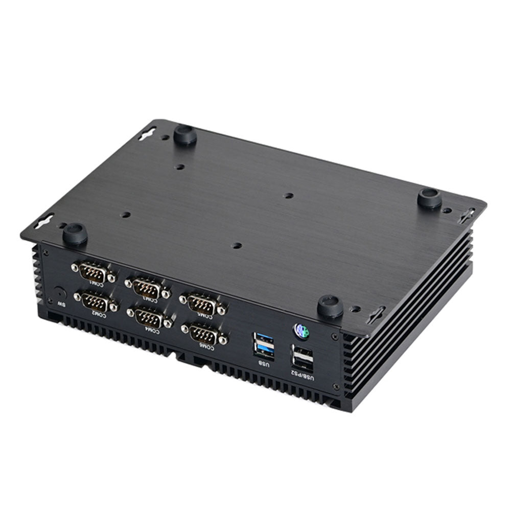 I11 Fanless Industrial Mini PC Intel Core I3 I5 I7 with 6 COM