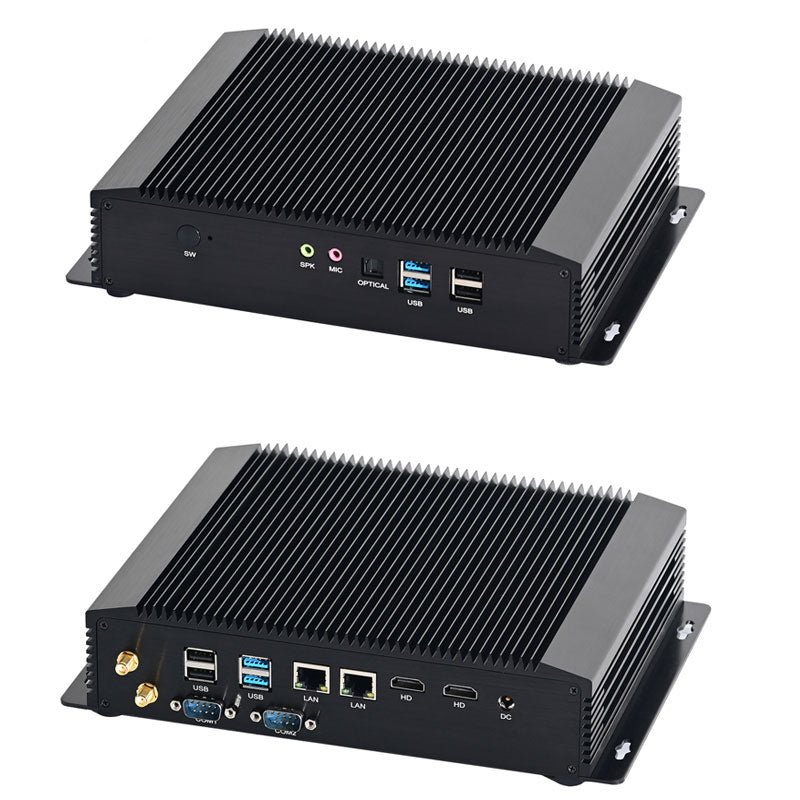 Industrial Fanless Mini PC i5 1035G1 i7 1065G7 with 2 Lan 2 HD SIM Card