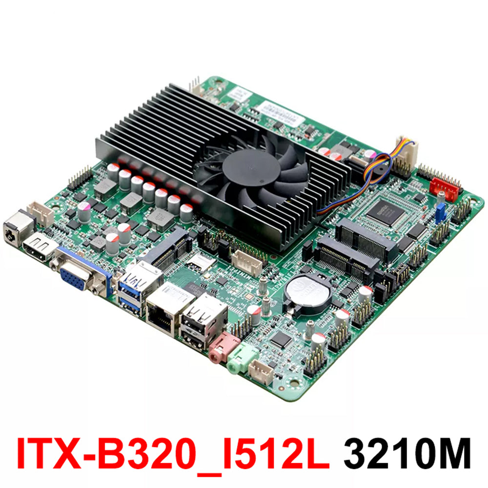 Partaker Thin ITX LVDS Motherboard DDR3 ITX-B320_I512L I5 3210M