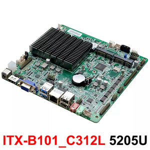 Mini Industrial Motherboard ITX-B101_C312L 5205U