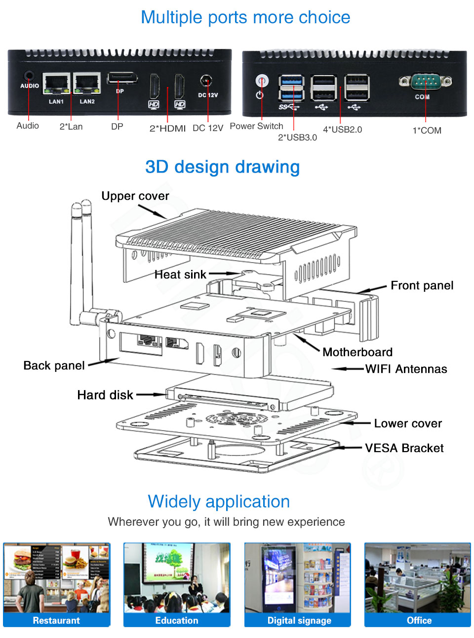 N9 Nano Mini PC With Intel Celeron N3160