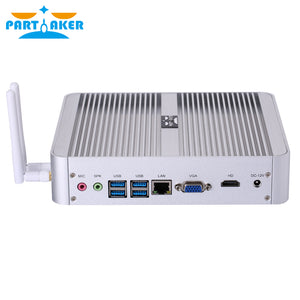 Partaker B16 DDR4 Fanless WIN10 Mini PC With Intel Core i5 8250U