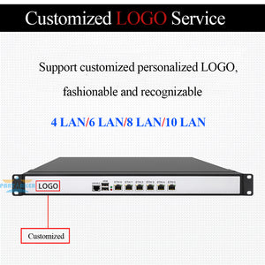 1U Firewall VPN Network Security Appliance J1900 4 LAN F3