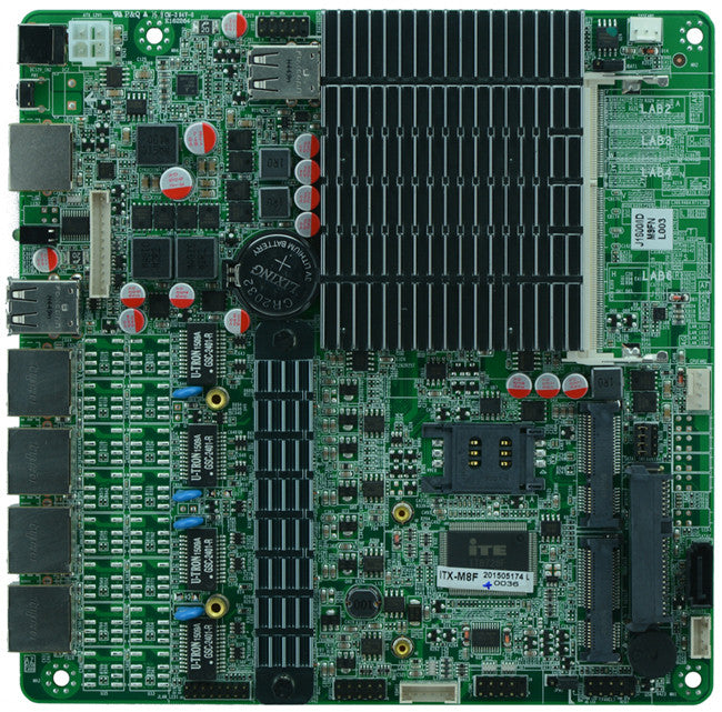 4 LAN J1800 Mini ITX Motherboard Firewall ITX-M8F