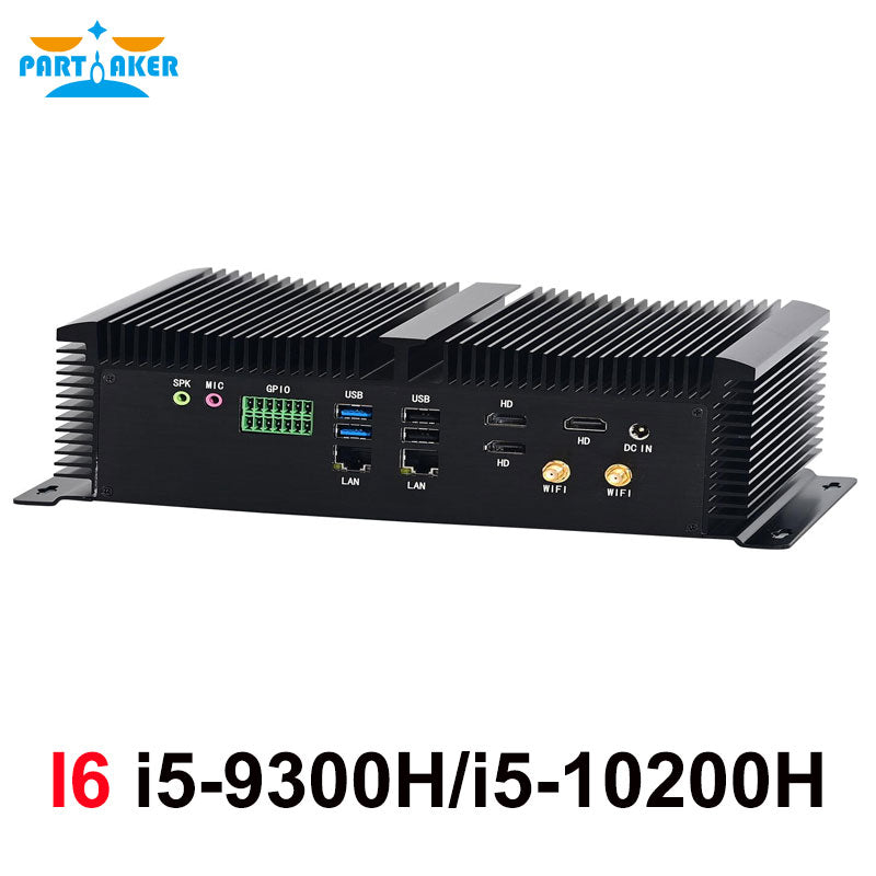 Industrial Fanless Mini PC I6 Core i5 i7 with Dual LAN Computer